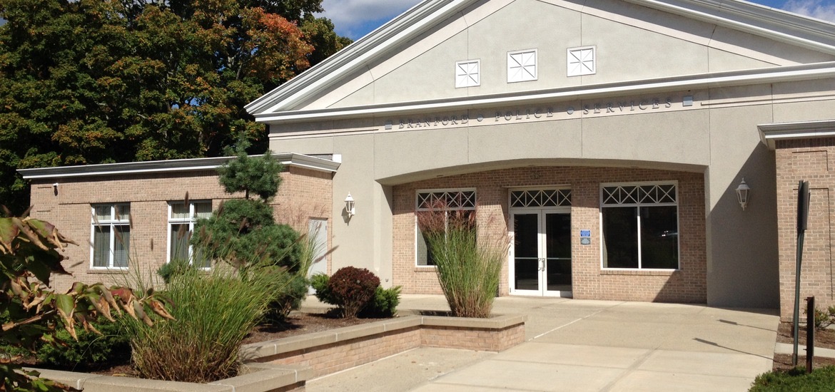 Branford Police Station grounds